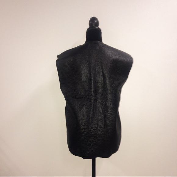 Oak+Fort Vegan Leather Vest - Picture 2 of 3